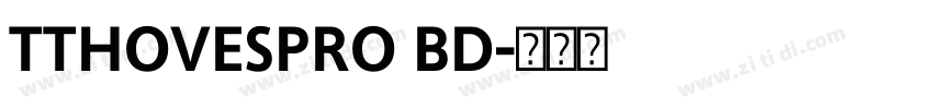 TTHOVESPRO BD字体转换